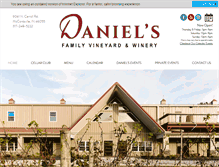 Tablet Screenshot of danielsvineyard.com